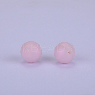 Round Silicone Focal Beads SI-JX0046A-120-1