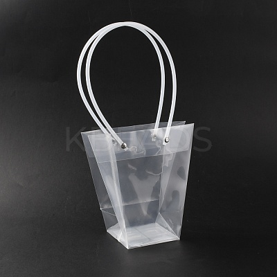 Valentine's Day Transparent PP Plastic Bags ABAG-WH0035-018A-1