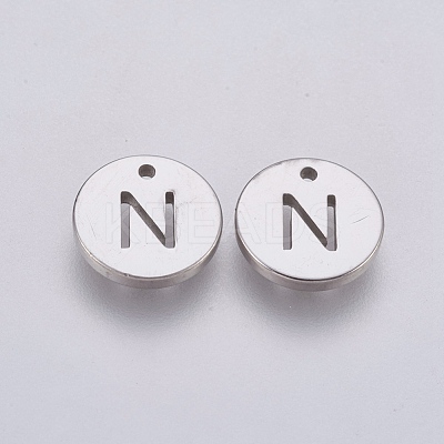 Non-Tarnish 304 Stainless Steel Charms STAS-P212-15P-06-1