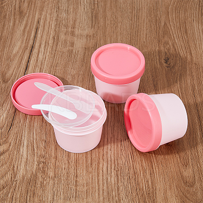 12Pcs Empty PP Plastic Facial Mask Cosmetic Cream Jars DIY-BC0012-81A-1