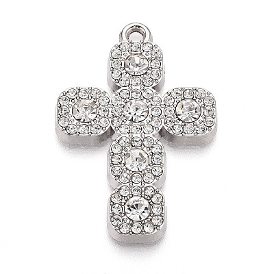 Alloy Rhinestone Pendants PALLOY-N182-11P-1