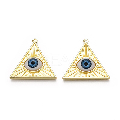 Rack Plating Alloy Enamel Pendants LS-PALLOY-T077-206-1