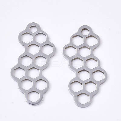 Non-Tarnish 201 Stainless Steel Filigree Joiners STAS-N091-29P-1