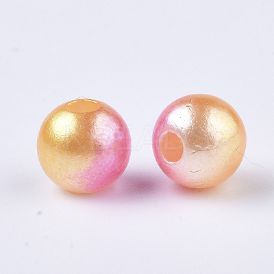 Acrylic Imitation Pearl Beads MACR-N001-01C-1