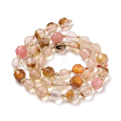 Tigerskin Glass Beads Strands G-I338-02-1