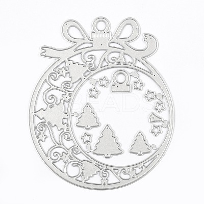 Christmas Wreath Carbon Steel Cutting Dies Stencils DIY-R079-061-1