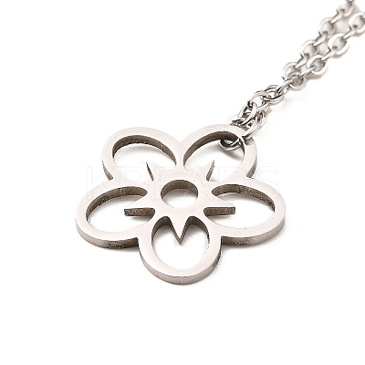 Non-Tarnish Stainless Steel Pendants Necklaces NJEW-K267-01A-P-1