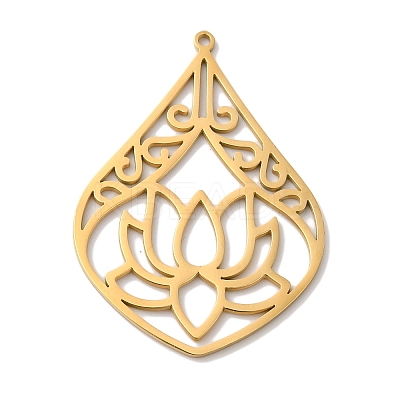 304 Stainless Steel Pendants STAS-U010-17G-1