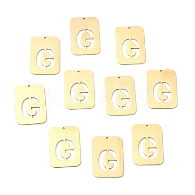 Ion Plating(IP) 304 Stainless Steel Pendants STAS-K216-49G-G-1