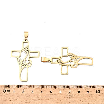 201 Stainless Steel Pendants STAS-K310-01B-G-1