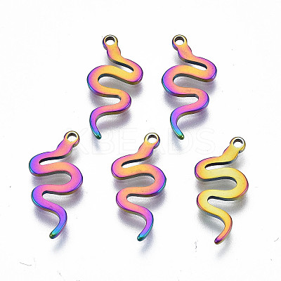 Ion Plating(IP) 201 Stainless Steel Charms LS-STAS-S119-138-1