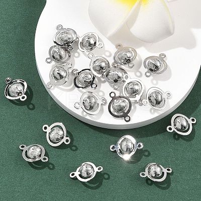 SHEGRACE Brass Round Links XGR0127P-123P-1