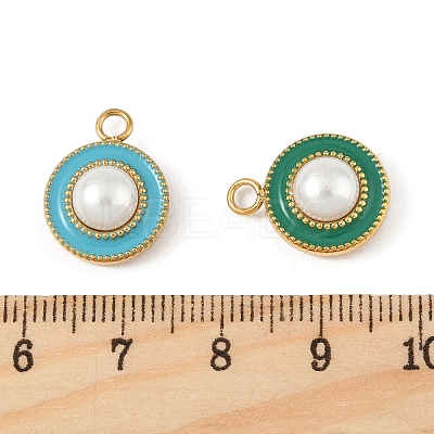 ABS Plastic Imitation Pearl Pendants STAS-P396-12G-M-1