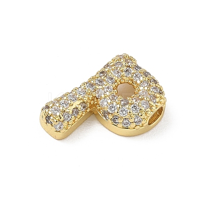 Brass Micro Pave Cubic Zirconia Pendants KK-A300-02G-P-1