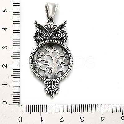 316 Surgical Stainless Steel Pendants STAS-A123-07AS-1