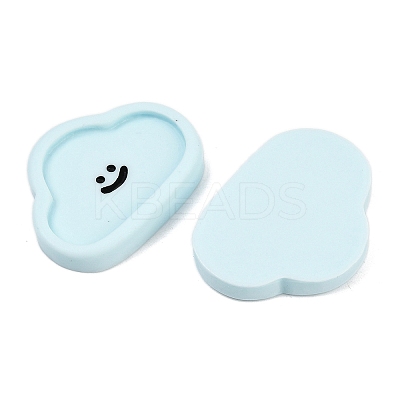 Smiling Face Resin Cabochons CRES-S372-01C-1