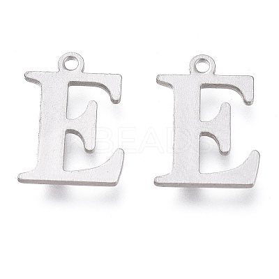 Tarnish Resistant 304 Stainless Steel Charms STAS-H112-E-P-1