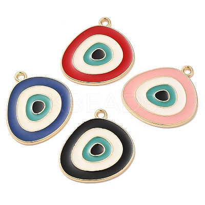 Alloy Enamel Pendants ENAM-K069-19G-1