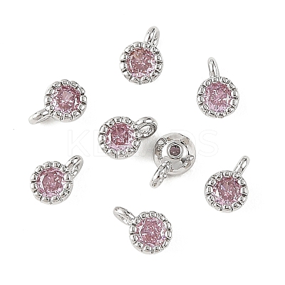 SHEGRACE Brass Pave Cubic Zirconia Charms XGRQ5K045-832P-B-1
