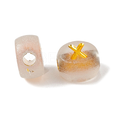 Luminous Transparent Acrylic Beads OACR-P037-01B-X-1