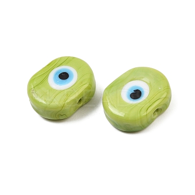 Handmade Evil Eye Lampwork Beads LS-LAMP-G168-02K-1