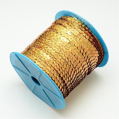 Eco-Friendly Plastic Paillette Beads PVC-Q087-6mm-A50106-1