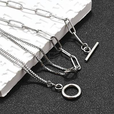 Non-Tarnish 304 Stainless Steel Chain Necklaces NJEW-JN02767-1
