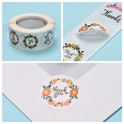 1 Inch Thank You Stickers DIY-G013-A07-1