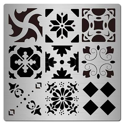 Stainless Steel Cutting Dies Stencils DIY-WH0238-058-1