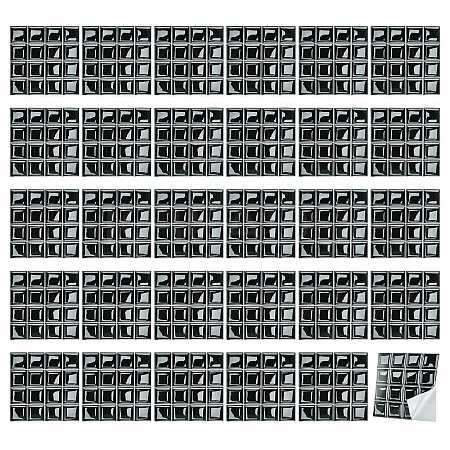 Square PVC 3D Self Adhesive Mosaic Pattern Stickers DIY-WH0260-84C-1