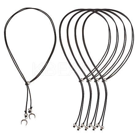 Waxed Polyester Cord Slider Necklace Making NJEW-TAC0018-02-1
