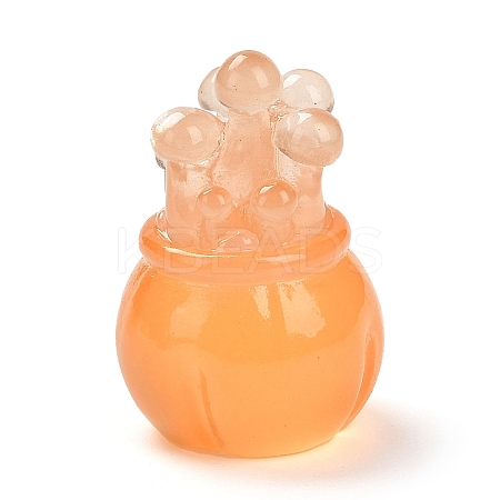 Luminous Resin Ornaments DJEW-K018-01E-1