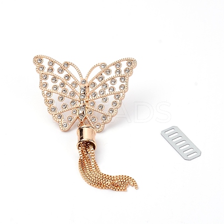 Alloy with Rhinestone Bag Decoration FIND-WH0070-58-1