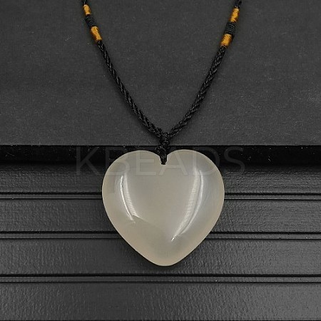 Natural Agate Pendant Necklaces XA8803-15-1