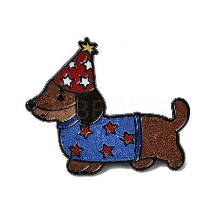 Dachshund Enamel Pins JEWB-D310-03EB-04-1