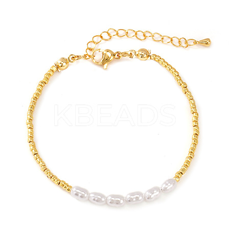 Imitation Pearl Beaded Stretch Bracelets for Women AM8486-3-1