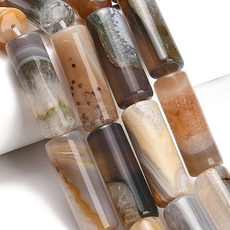 Natural Agate Beads Strands GG-L001-A01-01A-1
