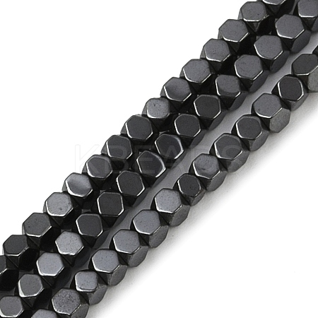 Electroplate Non-magnetic Synthetic Hematite Beads Strands G-I175-09D-1