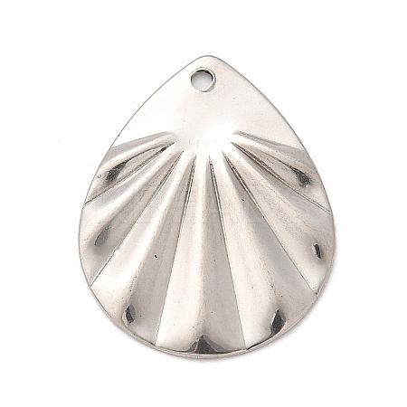 304 Stainless Steel Pendants STAS-F349-05P-02-1
