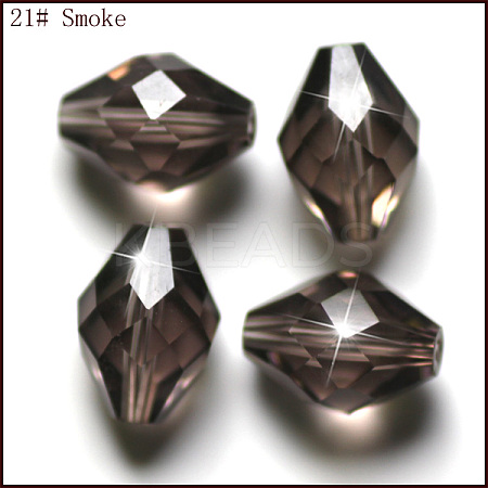 Imitation Austrian Crystal Beads SWAR-F054-13x10mm-21-1