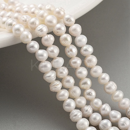 Natural Cultured Freshwater Pearl Beads Strands PEAR-C003-39-1