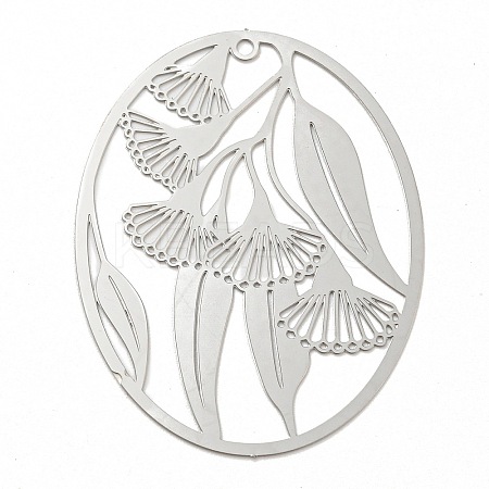 Non-Tarnish 201 Stainless Steel Pendants STAS-D023-07P-1