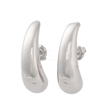 Non-Tarnish 304 Stainless Steel Stud Earrings EJEW-H115-18P-1