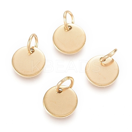 Ion Plating(IP) 304 Stainless Steel Charms X-EJEW-L238-03B-G-1