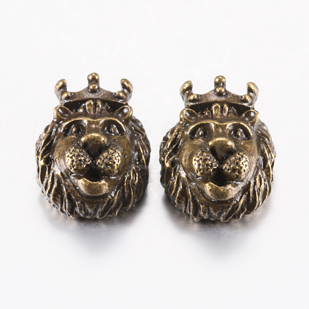 Tibetan Style Alloy Beads PALLOY-F200-08AB-1