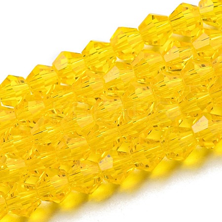 Transparent Glass Beads Strands EGLA-A039-T6mm-D22-1