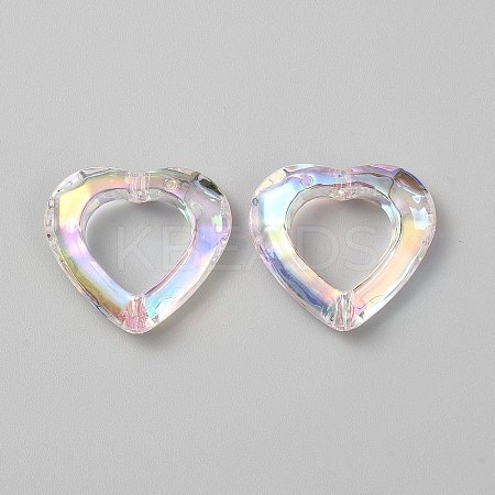 Plating Acrylic Beads MACR-WH0010-20A-02-1