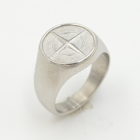 304 Stainless Steel Finger Rings FS-WG5F41B-62-1