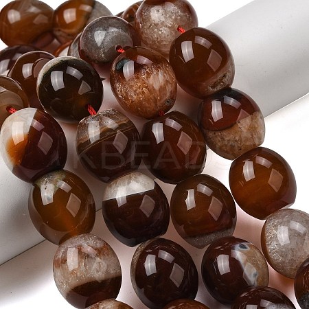 Natural Agate Beads Strands G-F820-J01-01-1