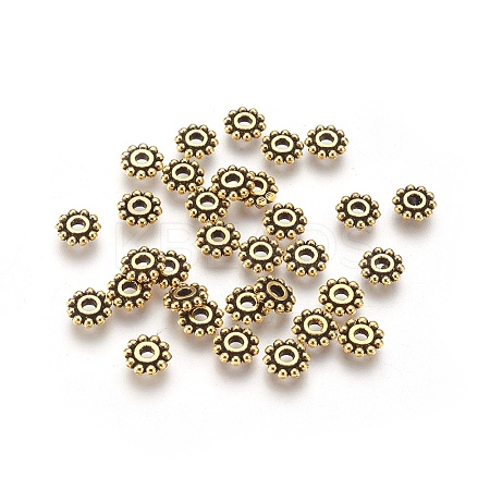 Gear Tibetan Style Alloy Spacer Beads LS-GAB145-1